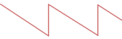 Image of a sawtooth sound wave.